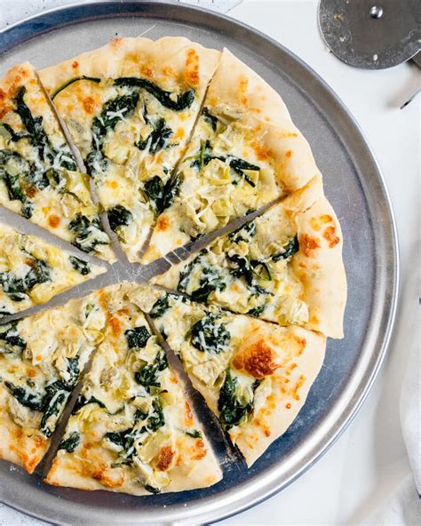 Spinach Artichoke Pizza A Couple Cooks