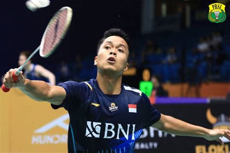 Hasil Badminton Asia Championships 2023 Anthony Tantang Peringkat 12