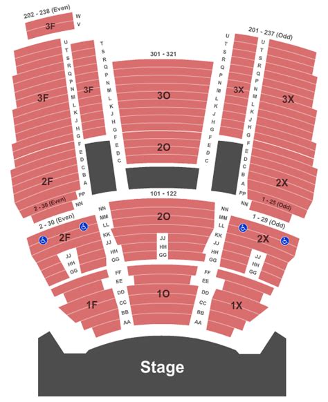 Foxwoods Grand Theater At Fox Tower Seating Chart Elcho Table