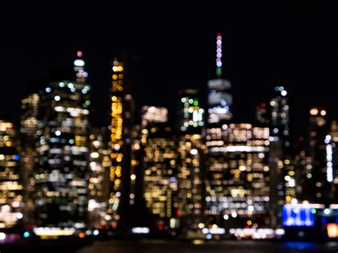 Blurred City Skyline - Free Stock Photo - FOCA Stock