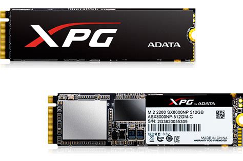 ADATA Launches XPG SX8000 High End M 2 NVMe SSD Featuring 3D MLC NAND