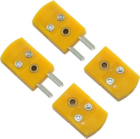 Amazon Maxmoral Pairs K Tipo Conector De Enchufe De Termopar