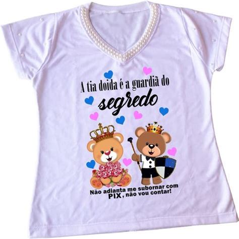 Camiseta Blusa Feminina Guardi Do Segredo Ch Revela O Pix R