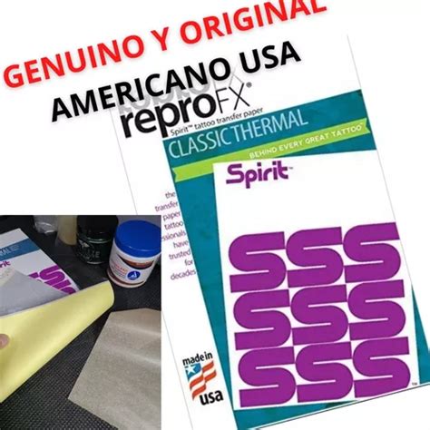 Pack Hoja Papel Hectografico Spirit Tatuaje Clubplaneta Env O Gratis