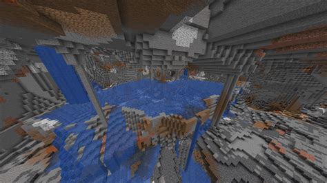 Giant Cave Right Next To Spawn 757325639 Large Biomes World Type R