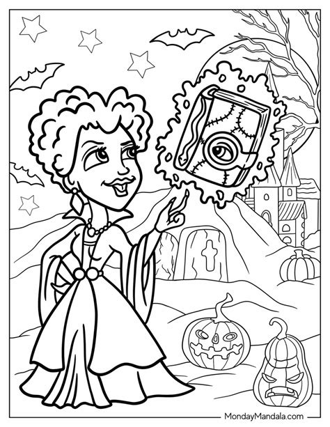 Hocus Pocus Coloring Pages Free Pdf Printables Artofit