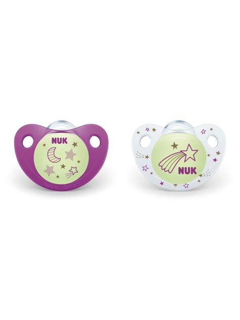 NUK® Cute-as-a-Button Glow-in-the-Dark Pacifiers | NUK Canada