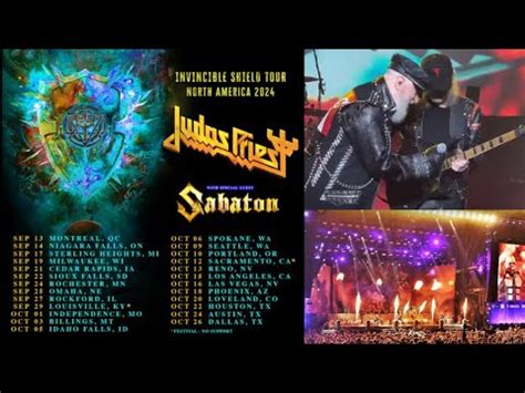 Judas Priest Announce Invincible Shield Tour W Sabaton N A Tour