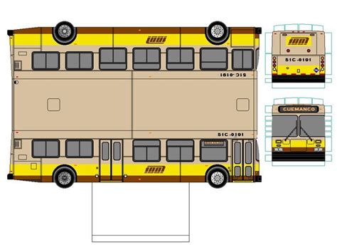 Mcw metro double deck bus paper model by paper bus connection – Artofit