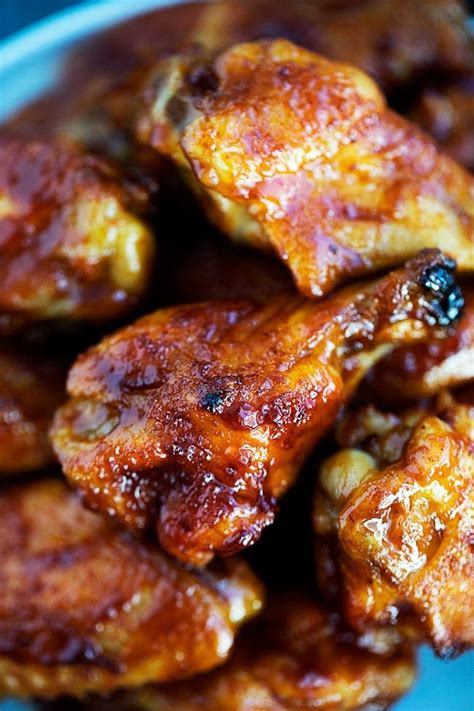 These Easy Baked Chicken Wings With Honey Bbq Sauce Are The Perfect