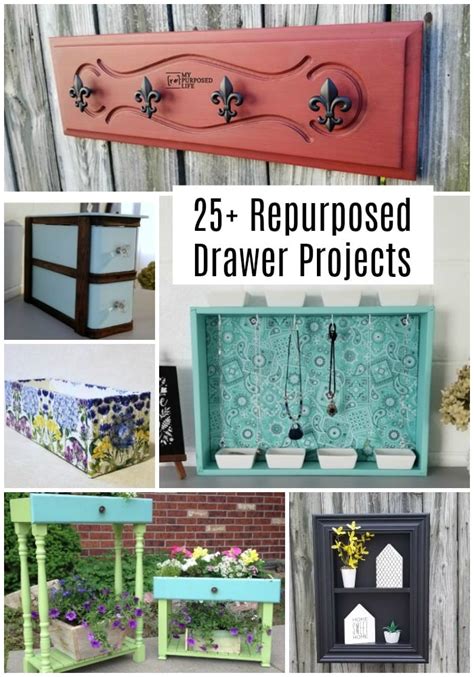 25 Repurposed Drawer Ideas My Repurposed Life®