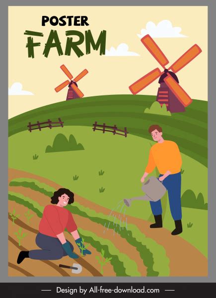 Agriculture vectors free download graphic art designs