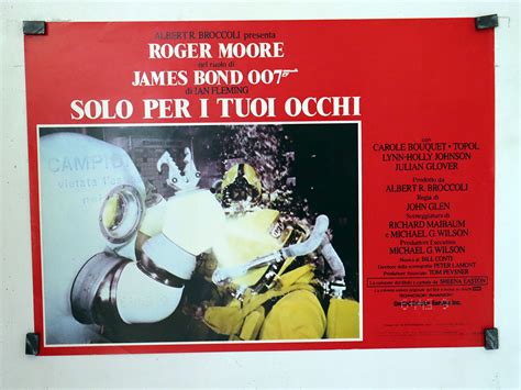 SOLO PER I TUOI OCCHI MOVIE POSTER FOR YOUR EYES ONLY MOVIE POSTER