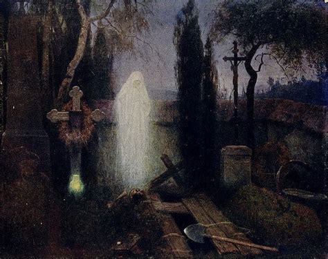 The Ghost By Josef Mandl⁣ Paesaggi Impressionismo Spirito