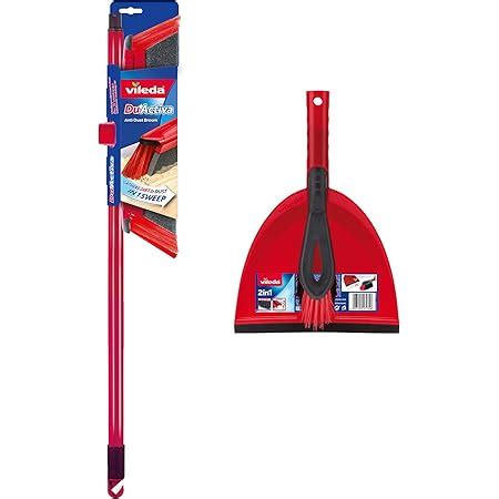 Vileda Action Broom Plus Long Handled Dustpan Amazon Co Uk