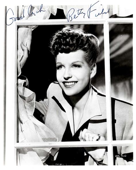 AACS Autographs Betty Field D 1973 Autographed Vintage Glossy 8x10