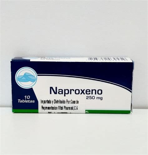 MEDICINA NAPROXENO 250 MG X 10 TAB Sihay