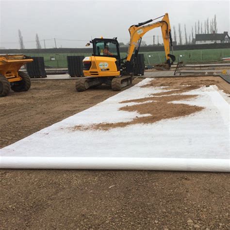 Road Construction Fabric Nonwoven Geotextile Geogrid Soil Erosion Control