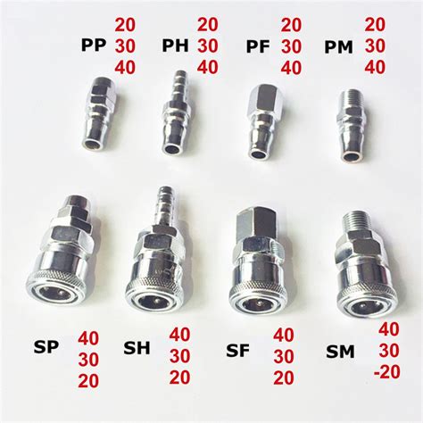 C Type Quick Release Connector Pneumatic Fittings Air Compressor Hose Quick Coupler Plug