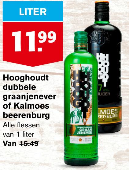 Hooghoudt Jenever Berenburg Folder Aanbieding Bij Hoogvliet Details