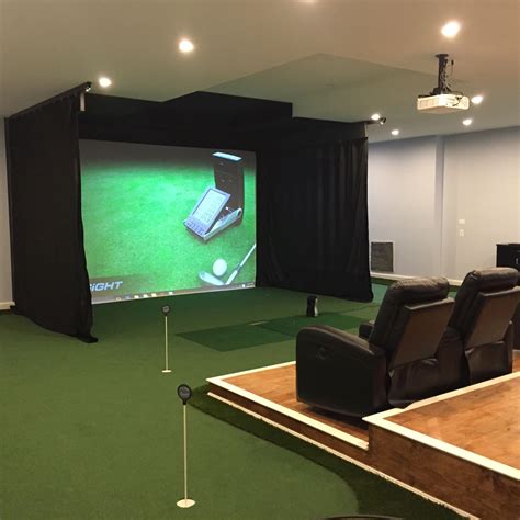 Golf Simulator Screens And Enclosures Ace Indoor Golf