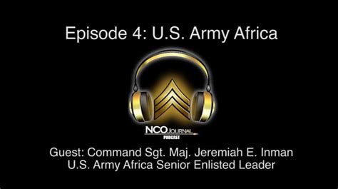 NCO Journal on Twitter: "New NCO Journal Podcast: Senior enlisted ...