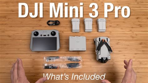 DJI Mini 3 Pro Unboxing What S Included Fly More Kit YouTube