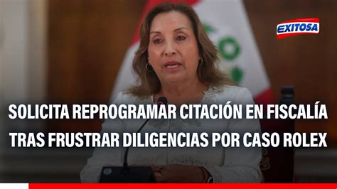 🔴🔵dina Boluarte Solicita Reprogramar Citación En Fiscalía Tras Frustrar