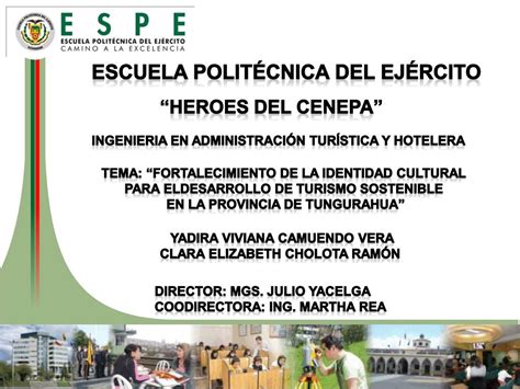 ESCUELA POLITÉCNICA DEL EJÉRCITO ppt descargar