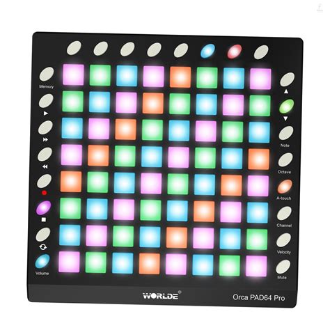 Flp Worlde Orca Pad A Pro Portable Usb Midi Drum Pad Controller