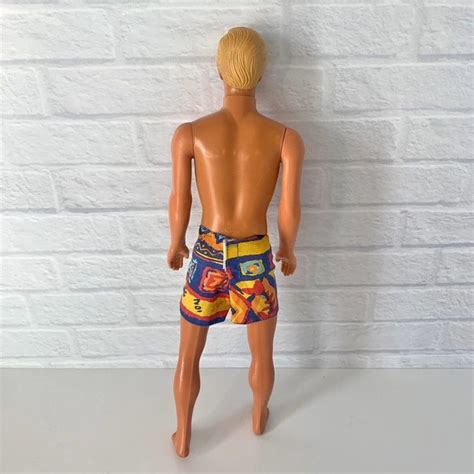 Mattel Toys Mattel Barbie Blonde Ken Doll Malibu Body Sun Tan Inch Beach Malaysia