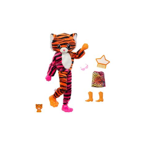 Papusa Barbie Cutie Reveal Jungle Tiger Cm Emag Ro