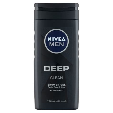 Nivea Men Deep Shower Gel 250 Ml Tesco Online Tesco From Home Tesco Doboz Webshop