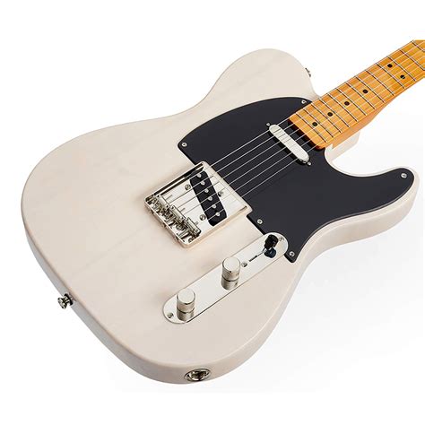 Squier Classic Vibe 50s Telecaster Electric Guitar White Blonde The Guitar Store