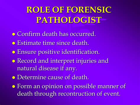 Forensic Medicine Forensic Pathology Ppt