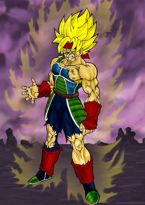 Wrath Of Bardock Colored By Adambomb7 On Deviantart