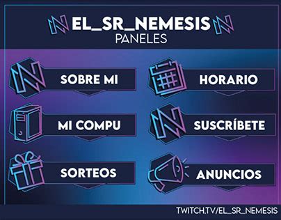 Paneles Twitch Grafico Projects Photos Videos Logos Illustrations