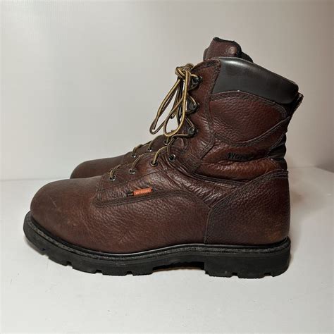 Worx By Red Wing Steel Toe Work Boots Mens Size M Gem