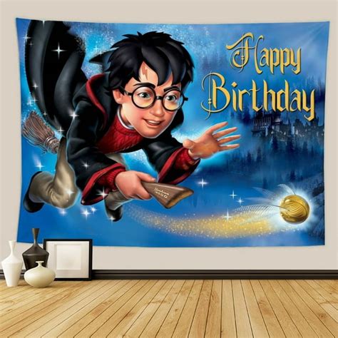 Happy Birthday Party Backdrop Harry Potter Decorations Background