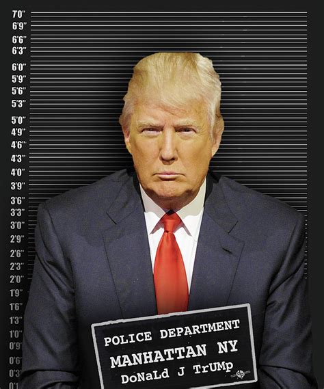 Donald Trump Mugshot Greeting Card For Sale By Tony Rubino