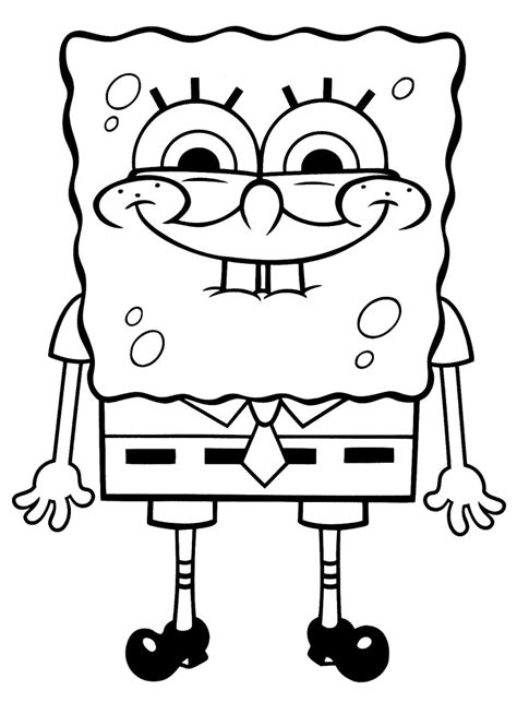 Bob Esponja M Sculo Para Colorear Imprimir E Dibujar Coloringonly The Sexiz Pix