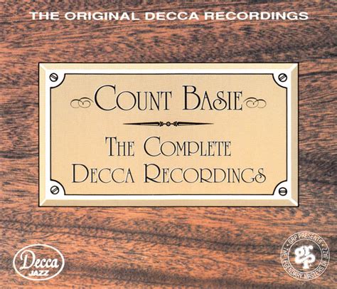 Count Basie The Complete Decca Recordings 1992 Cd Discogs