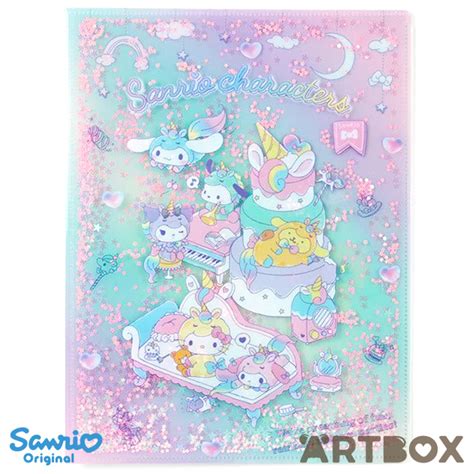 Buy Sanrio Characters Unicorn Part A4 Clear File with Sequins at ARTBOX