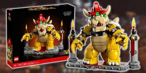 Lego Der M Chtige Bowser Gr Tes Lego Super Mario Set Offiziell