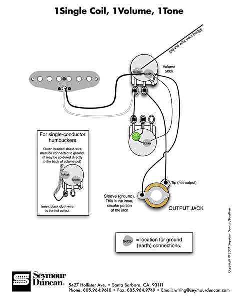 How To Wire A Single Pickup Guitar