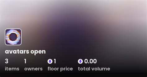 Avatars Open Collection Opensea