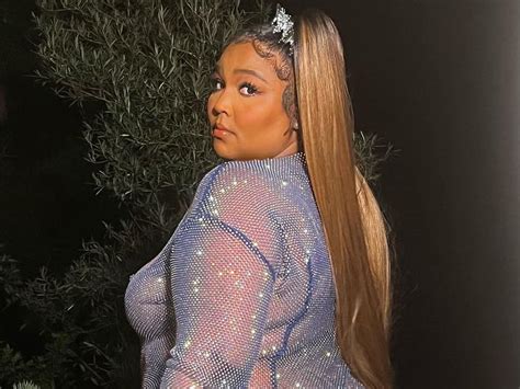 Lizzo Dazzles In Completely Sheer Dress At Cardi Bs Party The Independent