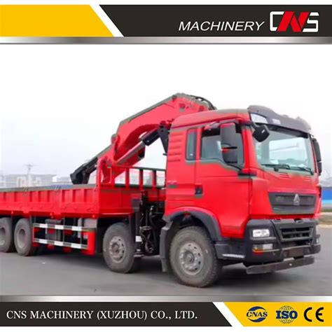 Ton Articulated Machine Lifting Equipment Remote Control Knuckle Boom