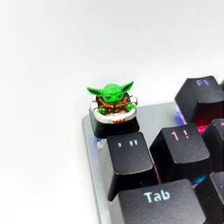 Keycap Yoda Star Wars Tecla Personalizada Para Teclado Mec Nico