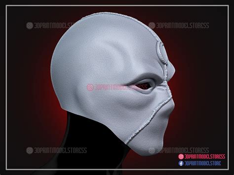 Moon Knight Mr Knight Mask Marvel Cosplay Helmet Stl File Etsy